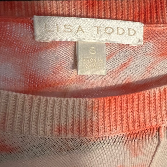 NWOT $200 Lisa Todd The Spritz Cotton/Linen Sweater, Size Small - Picture 5 of 7